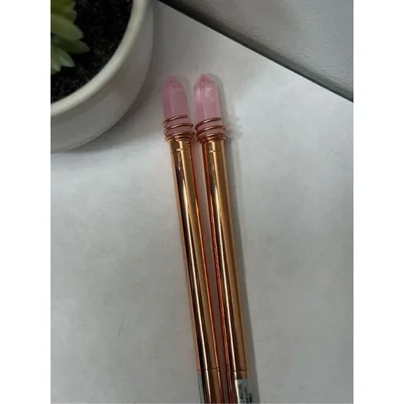 Mystic Crystal Rose Quartz Fancy Pen - Picture 2 of 5
